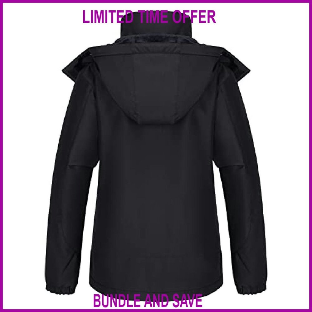 Women's Waterproof Windproof Ski Jacket Hooded Wi… - image 3